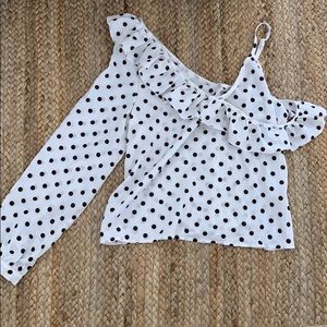 Polk dot top